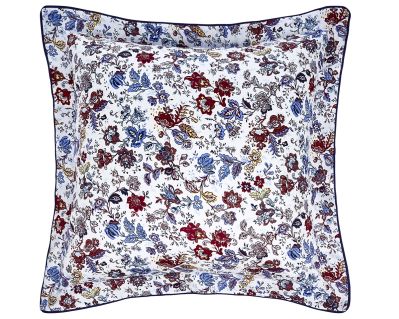 Taie d'oreiller Fleur De Perse en satin de coton multicolore 65x65 - Drouault