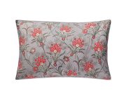 Taie d'oreiller Psyché en percale de coton bio gris 50x75 - Drouault