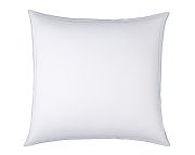 Taie d'oreiller Pure White en percale de coton lavée denim 65x65 - Drouault