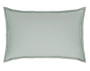 Taie d'oreiller Pure White en percale de coton lavée light green 50x75 - Drouault