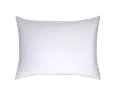 Taie d'oreiller Pure White en satin de coton blanc 50x75 - Drouault