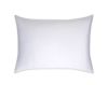 Taie d'oreiller Pure White en satin de coton blanc 50x75