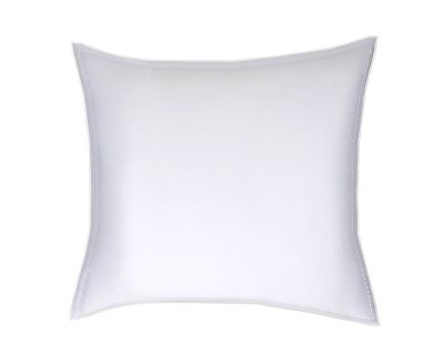 Taie d'oreiller Pure White en satin de coton blanc 65x65 - Drouault
