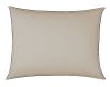 Taie d'oreiller Pure White en satin de coton sand