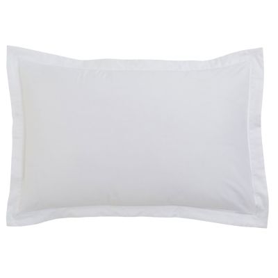 Taie d'oreiller Suggestion en satin de coton blanc 50x75 - Drouault