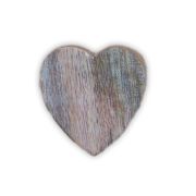 Bouton de porte en bois motif coeur - Créations Léonie’s France