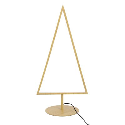 Lampe à led en acier revêtu motif triangulaire - Créations Léonie’s France