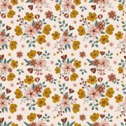 Papier peint Capucine motif bouquet rose Rouleau 10m - LILIPINSO