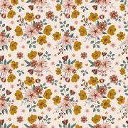 Papier peint Capucine motif bouquet rose Rouleau 10m - LILIPINSO