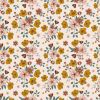 Papier peint Capucine motif bouquet rose