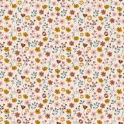 Papier peint Capucine motif fleurs sur tige multicolore Rouleau 10m - LILIPINSO