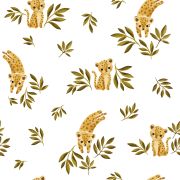 Papier peint Felidae motif léopard multicolore Rouleau 10m - LILIPINSO