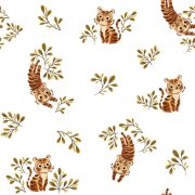 Papier peint Felidae motif tigre multicolore Rouleau 10m - LILIPINSO