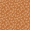 Papier peint Jöro motif baie et feuille marron Rouleau 10m