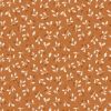 Papier peint Jöro motif baie et feuille marron Rouleau 10m