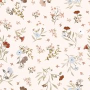 Papier peint Lilydale motif douces fleurs rose Rouleau 10m - LILIPINSO