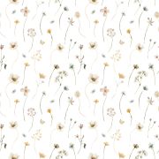 Papier peint Mademoiselle motif fleurs de mai multicolore Rouleau 10m - LILIPINSO