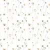 Papier peint Mademoiselle motif fleurs de mai multicolore