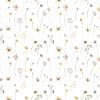 Papier peint Mademoiselle motif fleurs de mai multicolore