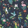 Papier peint Rio motif oiseaux tropicaux multicolore