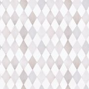 Papier peint Sélène motif harlequin gris Rouleau 10m - LILIPINSO