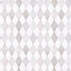 Papier peint Sélène motif harlequin gris Rouleau 10m