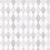 Papier peint Sélène motif harlequin gris