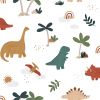 Papier peint Sunny motif dinosaures multicolore