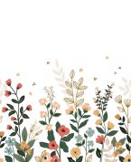 Papier peint panoramique Bloem motif fleurs du printemps 200x248cm - LILIPINSO