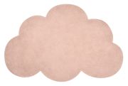 Tapis enfant Nuage coton Abricot 67x100 - LILIPINSO