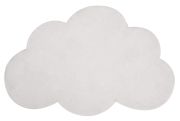 Tapis enfant Nuage coton Blanc 67x100 - LILIPINSO