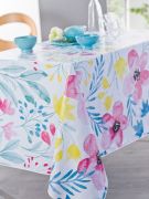 Nappe Cosmos toile cirée Multicolore ronde Ø140 - CALITEX