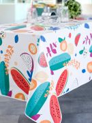 Nappe Fruitella toile cirée Multicolore 140x250 - CALITEX