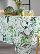 Nappe Jungle toile cirée Vert 140x200 - CALITEX