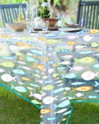 Nappe Lacanau PVC Transparent/multicolore 140x200 - CALITEX