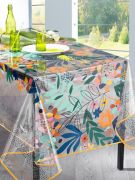 Nappe Matisse PVC Transparent/multicolore 140x200 - CALITEX