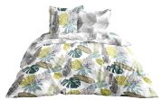 Parure de lit Jakarta 2 taies carrées + housse couette 240x220 - CALITEX