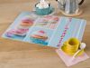 Set de table Gourmand Toile cirée Multicolore