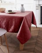 Nappe Abanico en polyester bordeaux 160x160 - NYDEL