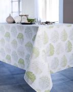 Nappe Angha coton enduit acrylique Jade 160x160 - NYDEL