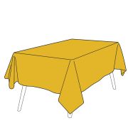 Nappe Arlequin en coton uni curry 150x150 - NYDEL