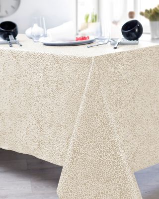 Nappe Bulle coton enduit PVC Creme 160X200 - NYDEL