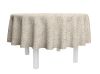 Nappe Bulle coton enduit PVC Creme