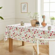 Nappe Cherry en coton enduit rouge 160x250 - NYDEL
