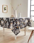 Nappe Esperanza coton enduit acrylique Anthracite 160x160 - NYDEL