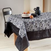 Nappe Indi en polyester gris 170x250 - NYDEL