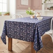 Nappe Joséphine en polyester navy 160x250 - NYDEL