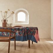 Nappe Mazzo en polyester navy 170x170 - NYDEL