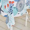 Article associé : Nappe Nautique coton enduit acrylique Bleu