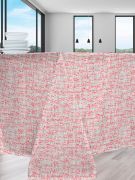 Nappe Perle coton enduit acrylique Rouge 160x250 - NYDEL